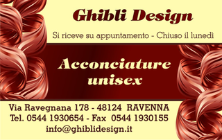 Ghibli Design - Biglietto personalizzabile,  #1408 - fronte - appuntamento, ciocca, coiffeur, donna,  parrucchieri, salone