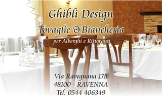 Ghibli Design - Biglietto personalizzabile,  #1433 - fronte - tovaglie, 1433, tavoli, tavolo, tovaglia, tovaglie, biancheria, salone, ristorante