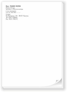 Ghibli Design - Blocco A5 in nero,  #1769 - ambulatorio, appunti, blocco, catalogo, dentista, dentistico, medico, note, ricetta, ricettario, ricette, studio, veterinario