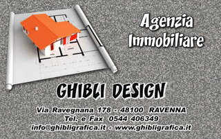 Ghibli Design - Biglietto personalizzabile,  #24 - fronte - villa, villetta, casa, casetta, tetto, modellino 3d, piantina, immobile, edificio, agenzia immobiliare, agenzie immobiliari, agente immobiliare, geometra, architetto, studio tecnico, plus