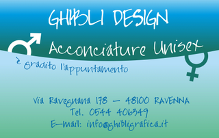 Ghibli Design - Biglietto personalizzabile,  #298 - fronte - 265103, appuntamento, azzurro, barbiere, basic, donna, femmina, hair, maschio, parrucchiera, parrucchiere, parrucchieri, promemoria, salone, style, stylist, unisex, uomo, verde