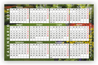 Ghibli Design - Biglietto personalizzabile,  #3616 - indietro - 4056, 3616, giardino, fiori, erba, verde, rosso, giallo