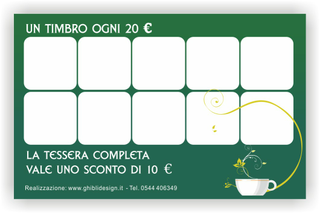 Ghibli Design - Biglietto personalizzabile,  #3628 - indietro - 4070, 3628, tazza, tisana, bianco, verde, disegno