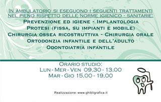 Ghibli Design - Biglietto personalizzabile,  #386 - indietro - delicato, dentino, dentista, dentisti, dentistico, ortodonzia, studio, verde