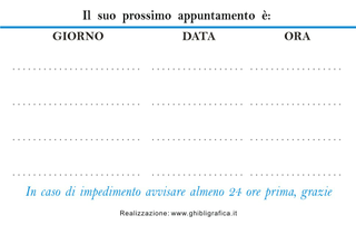 Ghibli Design - Biglietto personalizzabile,  #399 - indietro - 2522A, 399, azzurro, bastone, blu, caduceo, catalogo, dentista, dentisti, medico, serpenti