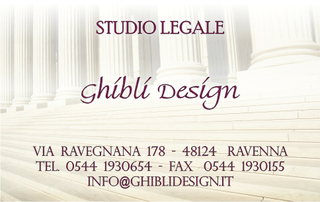 Ghibli Design - Biglietto personalizzabile,  #508 - fronte - 3106, 508, tempio, templi, colonne, marmo, avvocato, studio legale, legge, tribunale, plastificati