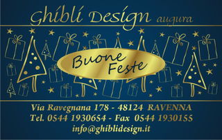Ghibli Design - Biglietto specifico per le festività,  #513 - anno, blu, feste, festività, natale, nuovo