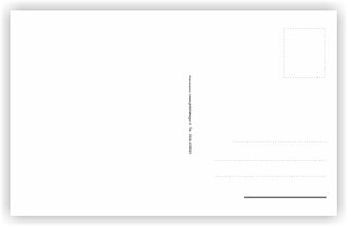 Ghibli Design - Cartolina,  #5167 - indietro - cartolina, costolette, macellaio, macelleria, carne, prosciutto, mucche, bovini, pascolo