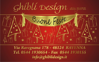 Ghibli Design - Biglietto specifico per le festività,  #528 - anno, feste, festività, natale, nuovo, rosso