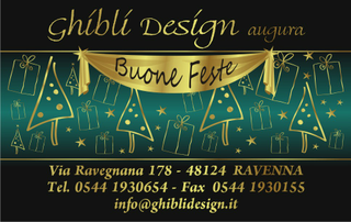 Ghibli Design - Biglietto specifico per le festività,  #529 - anno, feste, festività, natale, nuovo, verde