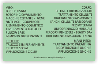 Ghibli Design - Biglietto personalizzabile,  #5708 - indietro - centro estetico, bellezza, benessere, corpo, donna, massaggi, verde