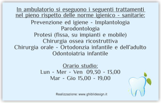 Ghibli Design - Biglietto personalizzabile,  #5985 - indietro - dentista, odontoiatra, studio dentistico, viso, donna, sorriso, denti, salmone