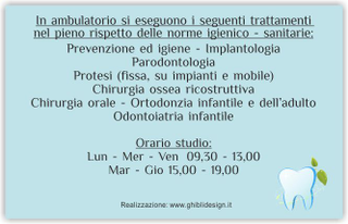 Ghibli Design - Biglietto personalizzabile,  #5994 - indietro - dentista, odontoiatra, studio dentistico, disegno, dentista, poltrona, acquamarina