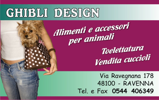 Ghibli Design - Biglietto personalizzabile,  #656 - fronte - cucciolo, cuccioli, cane, yorkshire terrier, vendita animali, toelettatura, plus