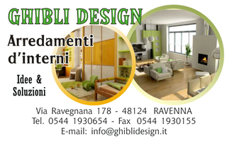 Ghibli Design - Biglietto personalizzabile,  #668 - fronte - arredamento, salotto, moderno, camera, arredamenti, interno, interni, basic
