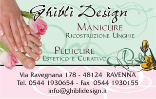 Ghibli Design - Biglietto personalizzabile,  #867 - fronte - 3064, mani, piedi, fiori, tulipani, smalto