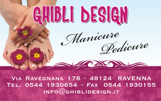 Ghibli Design - Biglietto personalizzabile,  #869 - fronte - 3189, piedi, mani, smalto, fiori, rossi