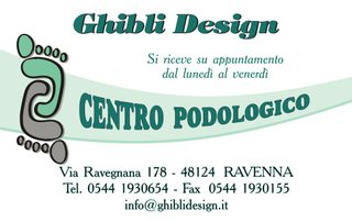Ghibli Design - Biglietto personalizzabile,  #989 - fronte - podologia, podologo, podologico, pedicure, piedi, salute, impronta, orma
